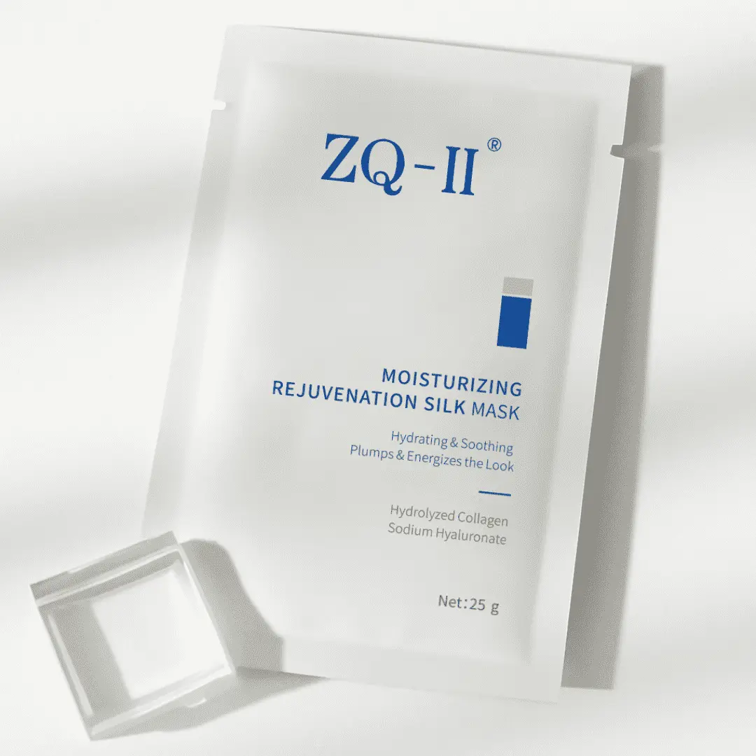 ZQ-II hidratatzaile gaztetzeko zetazko maskara: hidratazio arina eta zainketa lasaigarria larruazal mota guztientzat